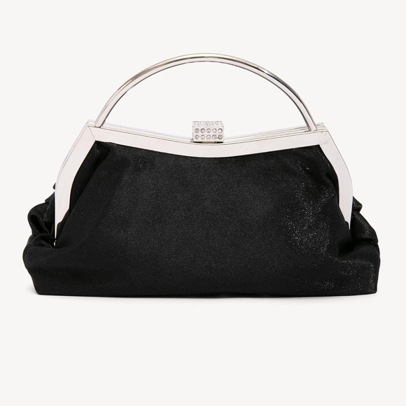 Elegant Satin Clutch Bag Pleated - Picture 4 of 9